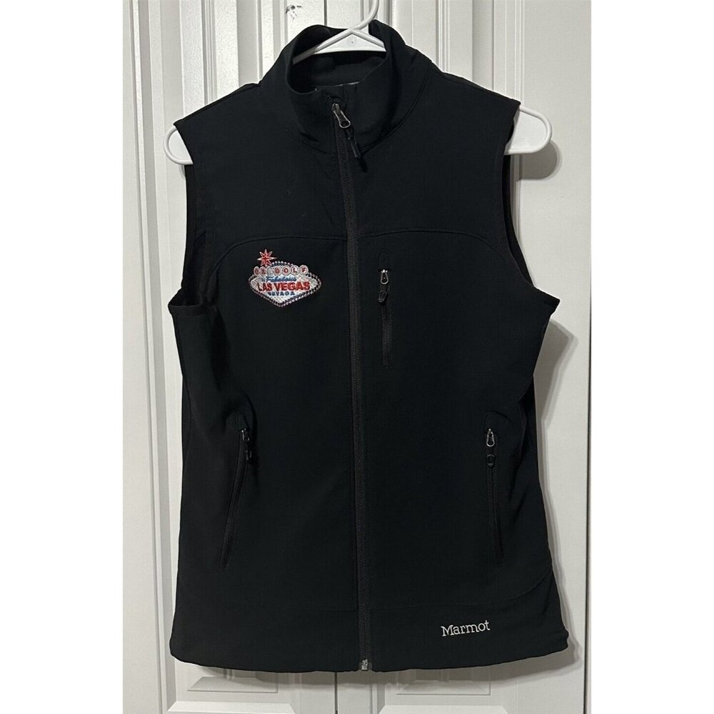 Marmot Vest Womens Black Medium Tempo H98220 Zip Front